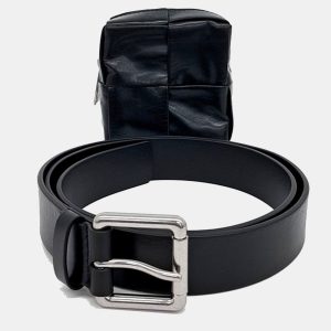 Bottega Veneta Black Leather Cassette Belt Bag, Handbags - Luxury Closet catalog