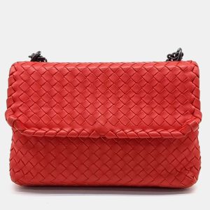 Bottega Veneta Red Leather Mesh Olympia Bag, Handbags - Luxury Closet catalog