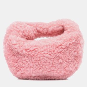 Bottega Veneta Pink Mini Shearling Jodie Bag, Shoulder Bags - Luxury Closet catalog