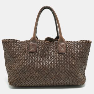 Bottega Veneta Cacao Intrecciato Leather Medium Cabat Tote, Tote Handbags - Luxury Closet catalog