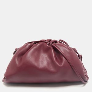 Bottega Veneta Burgundy Bordeaux Leather Mini The Pouch Bag, Clutches & Special Occasion Bags - Luxury Closet catalog