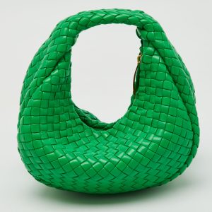 Bottega Veneta Green Intrecciato Leather Mini Padded Jodie Hobo, Shoulder Bags - Luxury Closet catalog