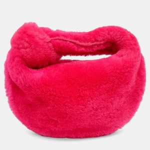 Bottega Veneta Pink Shearling Fur Shearling Mini BV Jodi Bag, Handbags - Luxury Closet catalog