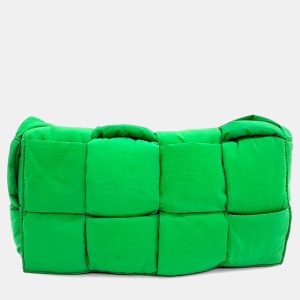 Bottega Veneta Green Fabric Padded Tech Cassette Bag, Handbags - Luxury Closet catalog