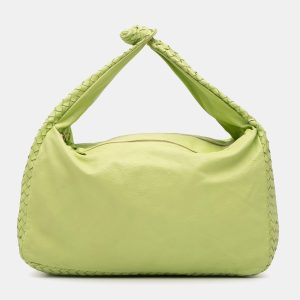 Bottega Veneta Green Nappa Intrecciato Knot Hobo, Shoulder Bags - Luxury Closet catalog