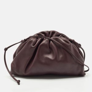 Bottega Veneta Dark Purple Leather Mini Pouch Clutch, Clutches & Special Occasion Bags - Luxury Closet catalog