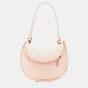 Bottega Veneta Pink Small Nappa Intrecciato Gemelli Hobo, Shoulder Bags - Luxury Closet catalog