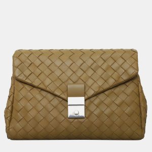 Bottega Veneta Intrecciato Flap Push-lock Clutch Bag, Clutches & Special Occasion Bags - Luxury Closet catalog
