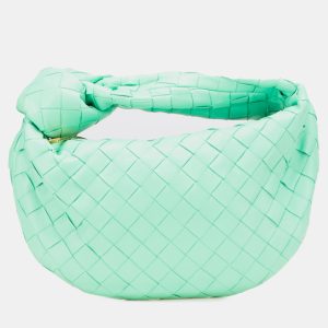 Bottega Veneta Green Mini Nappa Intrecciato Jodie, Shoulder Bags - Luxury Closet catalog