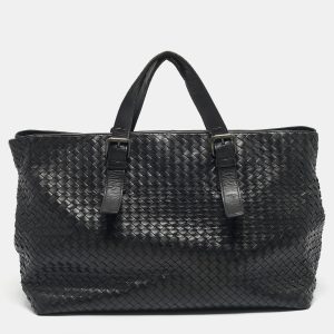 Bottega Veneta Black Intrecciato Leather Large Cabat Tote, Tote Handbags - Luxury Closet catalog