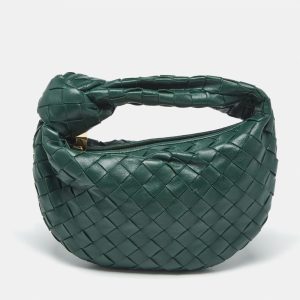 Bottega Veneta Green Intrecciato Leather Mini Jodie Hobo, Shoulder Bags - Luxury Closet catalog