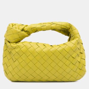Bottega Veneta Yellow Mini Nappa Intrecciato Jodie, Shoulder Bags - Luxury Closet catalog