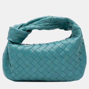 Bottega Veneta Blue Mini Nappa Intrecciato Jodie, Shoulder Bags - Luxury Closet catalog