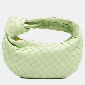 Bottega Veneta Green Mini Nappa Intrecciato Jodie, Satchels - Luxury Closet catalog