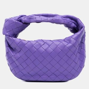 Bottega Veneta Purple Mini Nappa Intrecciato Jodie, Shoulder Bags - Luxury Closet catalog