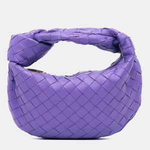 Bottega Veneta Purple Mini Nappa Intrecciato Jodie, Shoulder Bags - Luxury Closet catalog