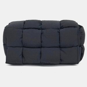 Bottega Veneta Black Fabric Padded Tech Cassette Mini Bag, Handbags - Luxury Closet catalog