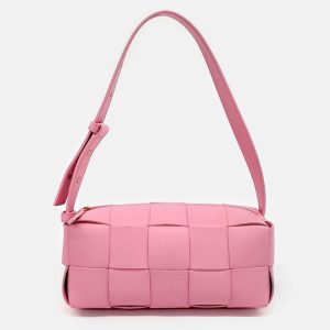 Bottega Veneta Pink Leather Brick Cassette Bag, Handbags - Luxury Closet catalog