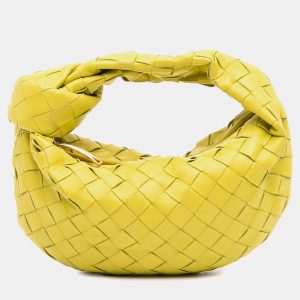 Bottega Veneta Yellow Mini Nappa Intrecciato Jodie, Shoulder Bags - Luxury Closet catalog