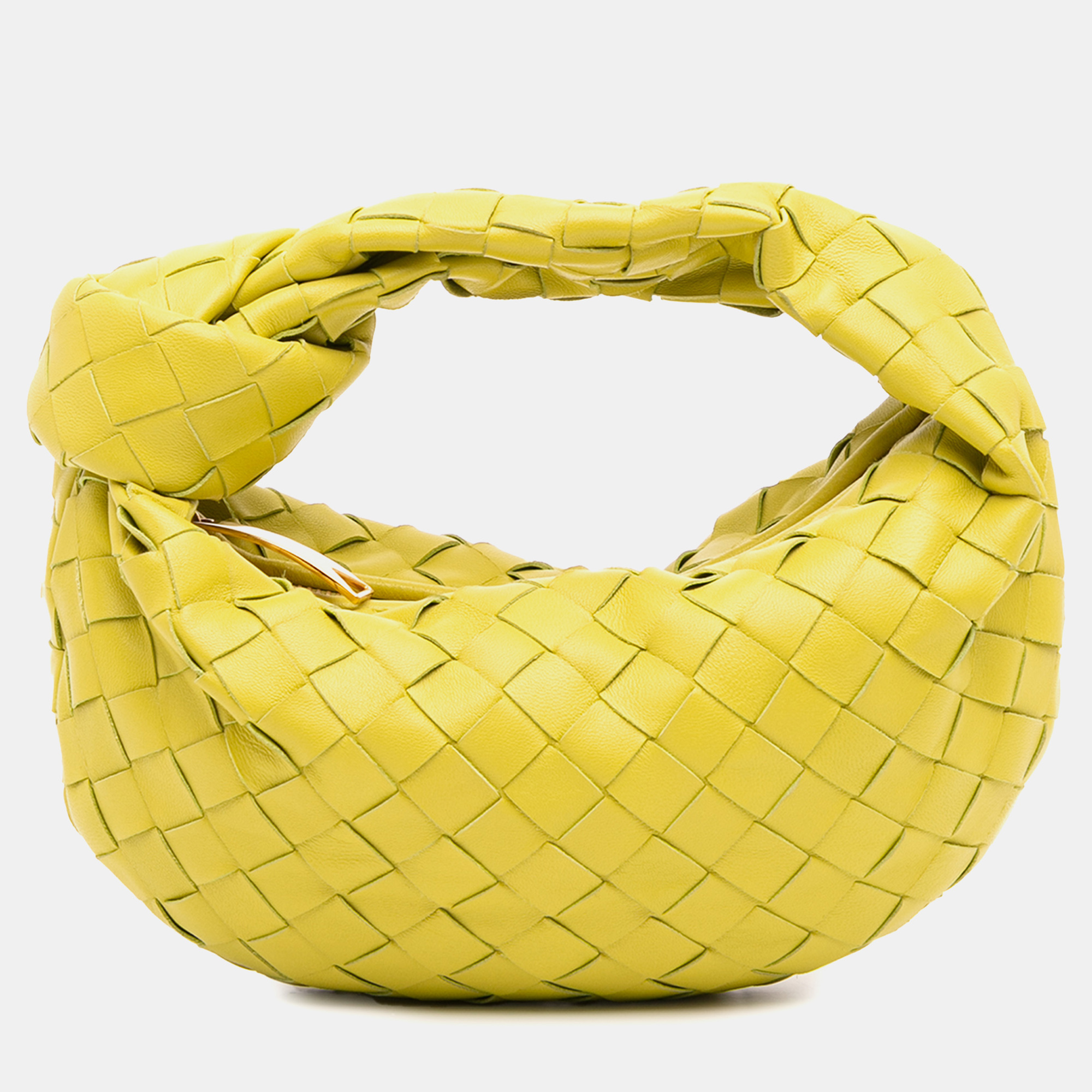 Bottega Veneta Yellow Mini Nappa Intrecciato Jodie, Shoulder Bags - Luxury Closet catalog