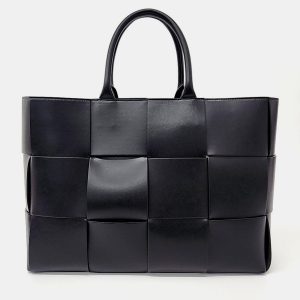 Bottega Veneta Black Leather Medium Arco Tote Bag, Tote Handbags - Luxury Closet catalog