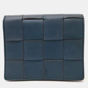 Bottega Veneta Teal Leather Mini Crossbody Bag, Handbags - Luxury Closet catalog