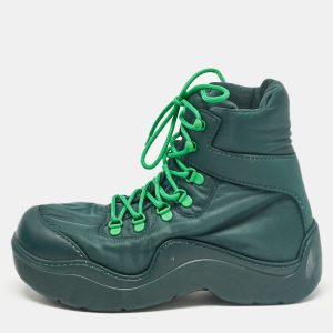 Bottega Veneta Grey Nylon Puddle Bomber Snow Boots Size 39, Boots - Luxury Closet catalog