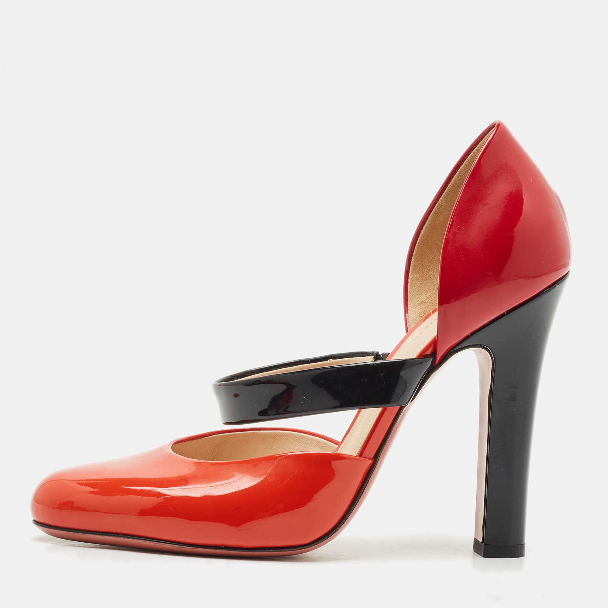 Bottega Veneta Tricolour Patent Leather Mary Jane Pumps Size 38, Pumps - Luxury Closet catalog