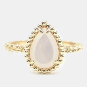 Boucheron 18K Yellow Gold and Mother of pearl Serpent Boheme Ring 54, Rings - Luxury Closet catalog