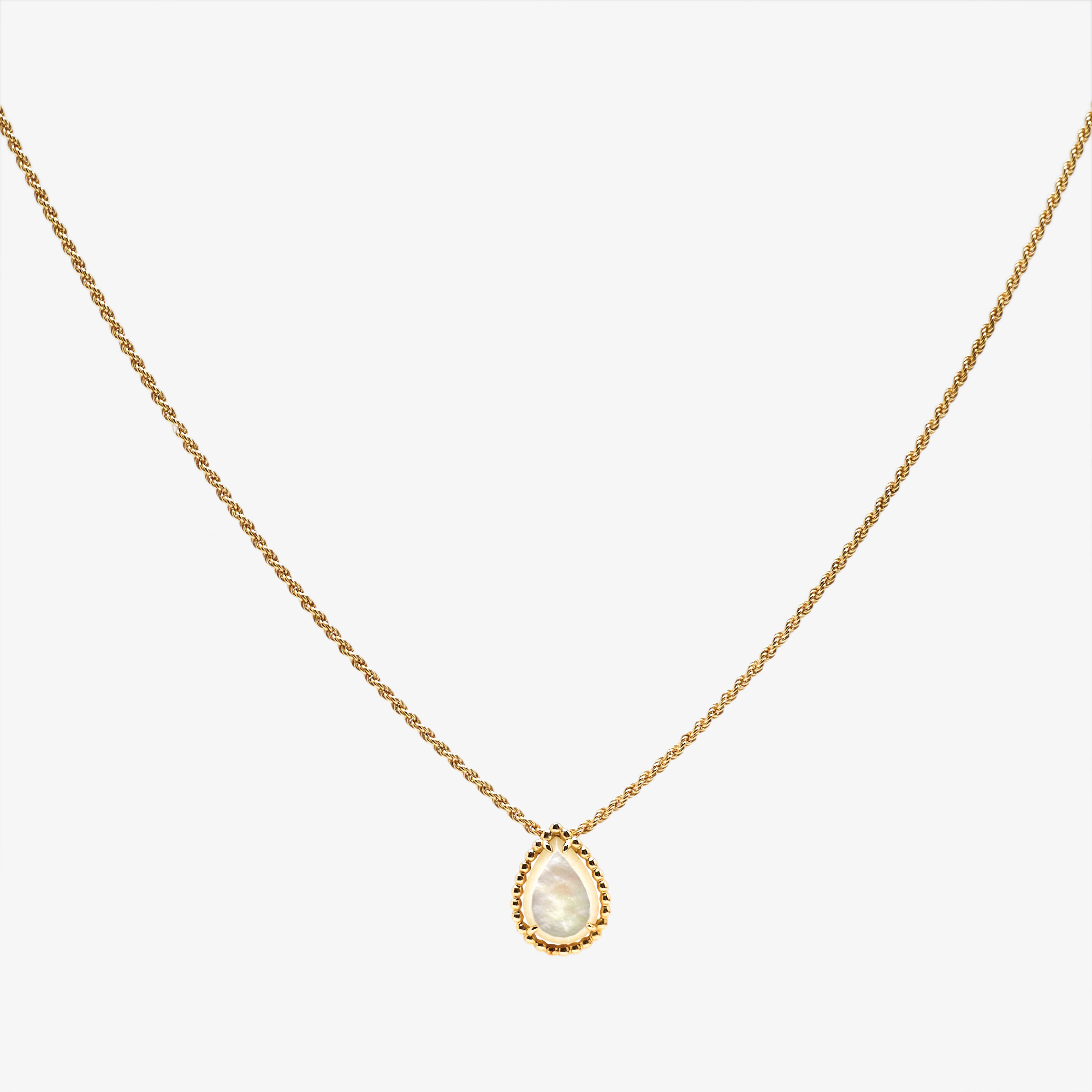 Boucheron Serpent Boheme Mother of Pearl 18k Yellow Gold S Motif Necklace, Necklaces - Luxury Closet catalog