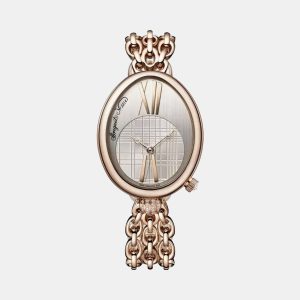 Breguet Silver 18k Rose Gold Reine de Naples 8968BR Automatic Women's Wristwatch 35 mm, Watches - Luxury Closet catalog