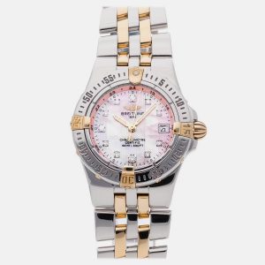 Breitling Starliner B7134012/K513 Quartz Pink Diamonds Stainless Steel & 18k Yellow Gold Women's Wristwatch 30mm, Watches - Luxury Closet catalog