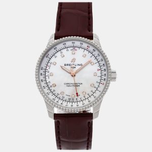 Breitling Navitimer A17395211A1P2 Automatic White Stainless Steel Women&rsquo;s Wristwatch 35mm, Watches - Luxury Closet catalog
