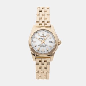Breitling Galactic H7234812/A791 Quartz White 18k Rose Gold Women&rsquo;s Wristwatch 29mm, Watches - Luxury Closet catalog