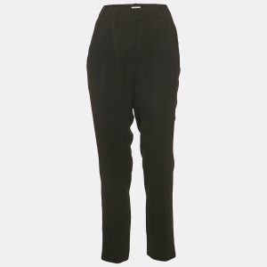 Brunello Cucinelli Black Crepe Trousers L, Clothing - Luxury Closet catalog