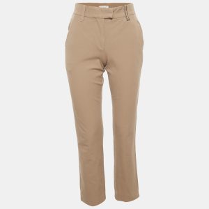 Brunello Cucinelli Brown Monili Detail Cotton Trouser S, Clothing - Luxury Closet catalog