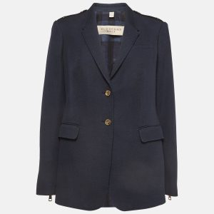 Burberry Brit Navy Blue Cotton Single Breasted Blazer M, Coats & Jackets - Luxury Closet catalog