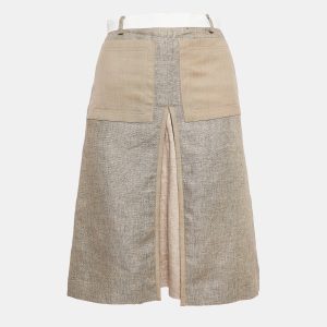 Burberry London Beige Linen Panel Skirt XS, Skirts - Luxury Closet catalog
