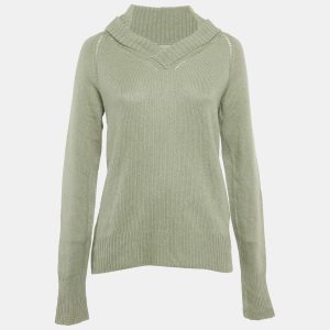Burberry Prorsum Green Cashmere Knit Sweater M, Sweaters & Cardigans - Luxury Closet catalog