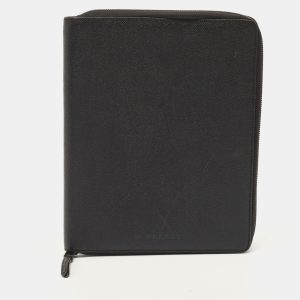 Burberry Black Leather Tablet Case, Mobile Phone Cases - Luxury Closet catalog
