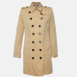 Burberry Beige Gabardine Cotton Double Breasted Trench Coat M, Coats & Jackets - Luxury Closet catalog
