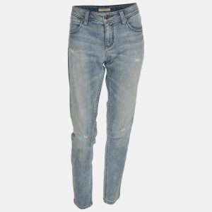 Burberry Blue Denim Ripped Detail Skinny Jeans M, Jeans - Luxury Closet catalog