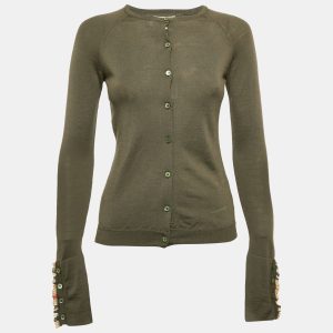 Burberry Brown Wool Buttoned Cardigan S, Sweaters & Cardigans - Luxury Closet catalog