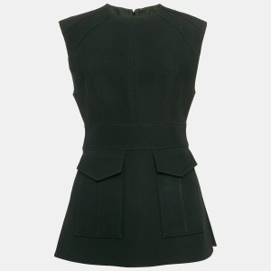 Burberry Black Wool Pocket Detail Sleeveless Tunic Top M, Shirts & Tops - Luxury Closet catalog