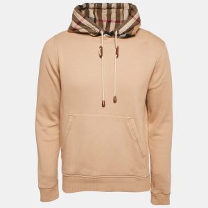 Burberry Beige Vintage Check Patterned Cotton Hoodie XS, Sweaters & Cardigans - Luxury Closet catalog