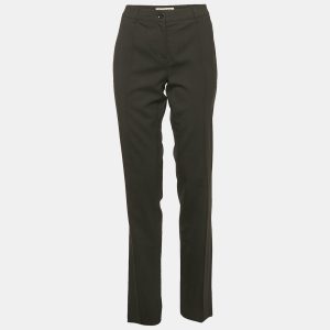 Burberry Black Wool Regular Fit Trousers S, Clothing - Luxury Closet catalog
