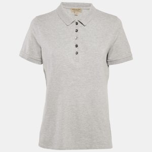 Burberry Grey Cotton Pique Polo T-Shirt L, Shirts & Tops - Luxury Closet catalog