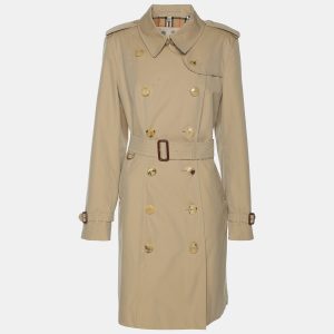 Burberry Beige Cotton Trench Coat L, Coats & Jackets - Luxury Closet catalog