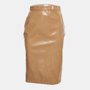 Burberry Beige Synthetic Split Hem Pencil Skirt S, Skirts - Luxury Closet catalog