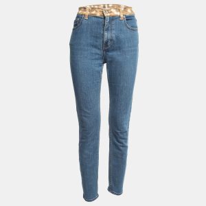 Burberry Blue Denim Animal Print Waist Detail Jeans M Waist 28", Jeans - Luxury Closet catalog